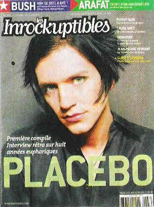 INROCKUPTIBLES | LES magazine side cover Issue 467 10 November 2004