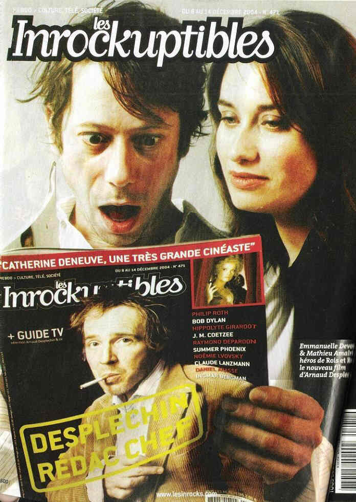 INROCKUPTIBLES | LES magazine side cover Issue 471 8 December 2004