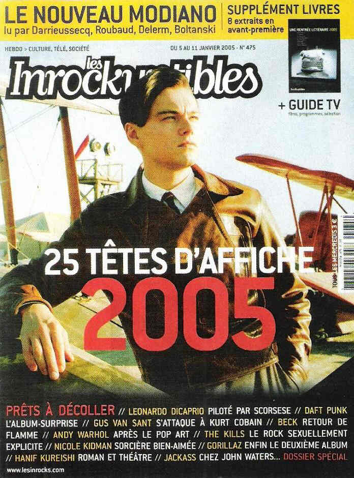 INROCKUPTIBLES | LES magazine side cover Issue 475 5 January 2005