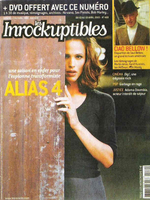 INROCKUPTIBLES | LES magazine side cover Issue 489 13 April 2005