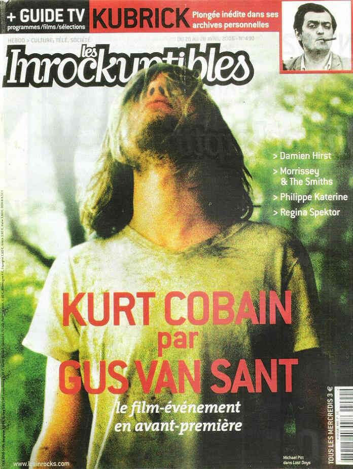 INROCKUPTIBLES | LES magazine side cover Issue 490 20 April 2005