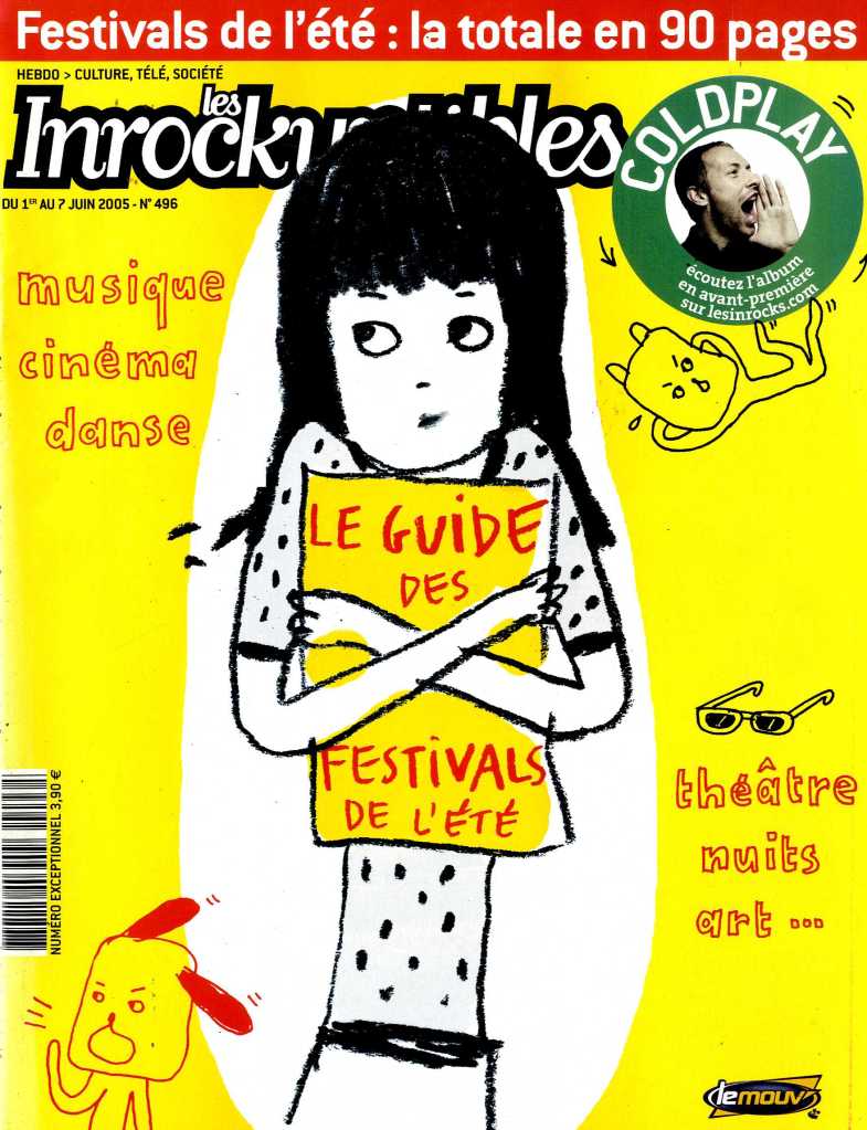 INROCKUPTIBLES | LES magazine side cover Issue 496 1 June 2005