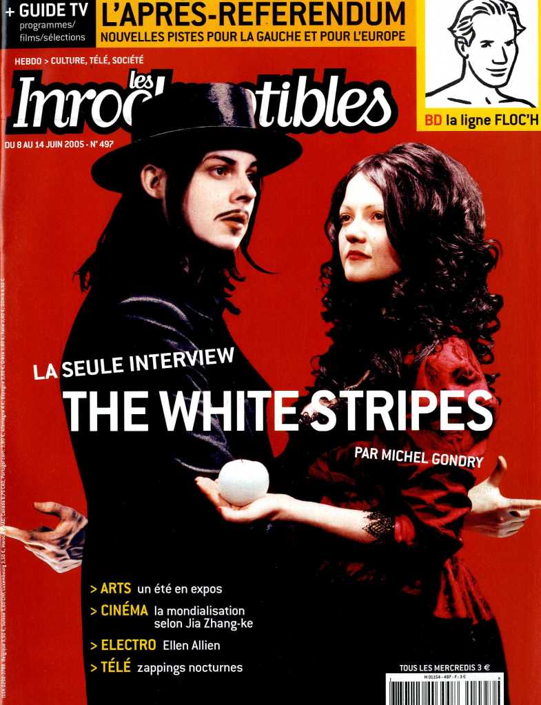 INROCKUPTIBLES | LES magazine side cover Issue 497 8 June 2005