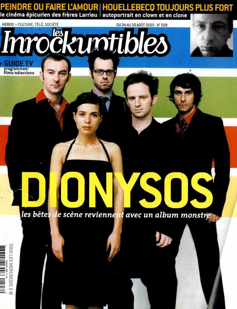 INROCKUPTIBLES | LES magazine side cover Issue 508 24 August 2005