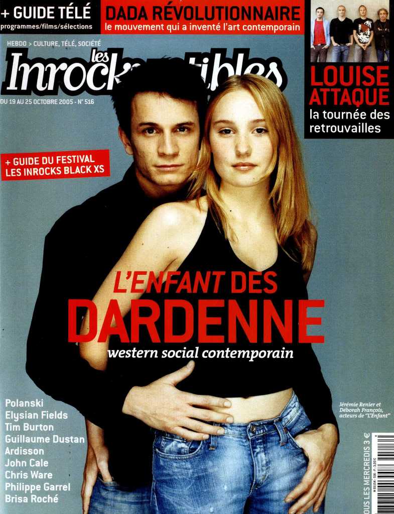 INROCKUPTIBLES | LES magazine side cover Issue 516 19 October 2005