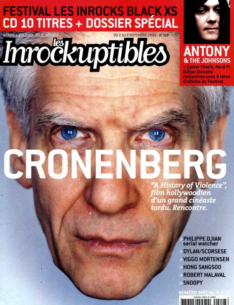 INROCKUPTIBLES | LES magazine side cover Issue 518 2 November 2005