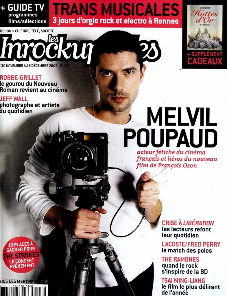 INROCKUPTIBLES | LES magazine side cover Issue 522 30 November 2005