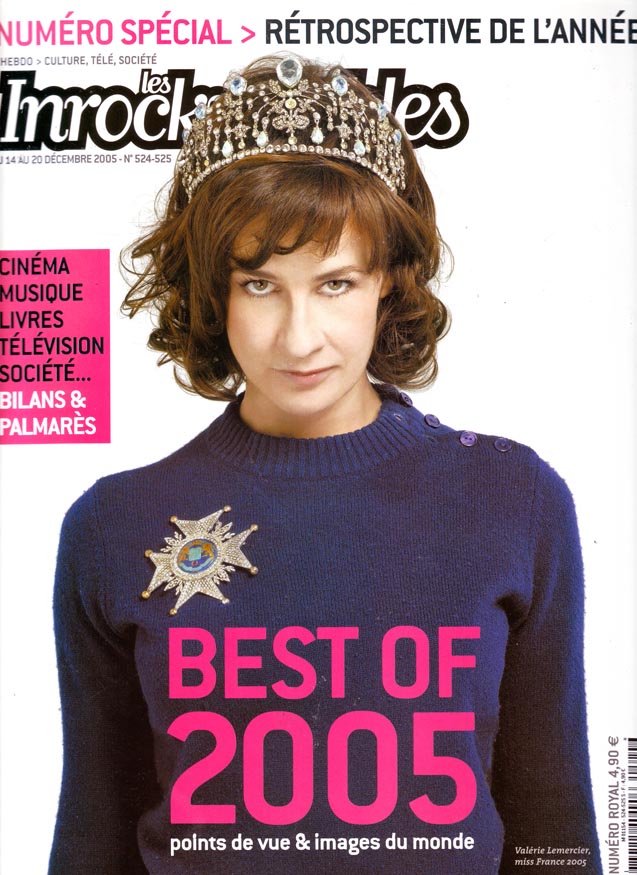 INROCKUPTIBLES | LES magazine side cover Issue 524/525 14 December 2005