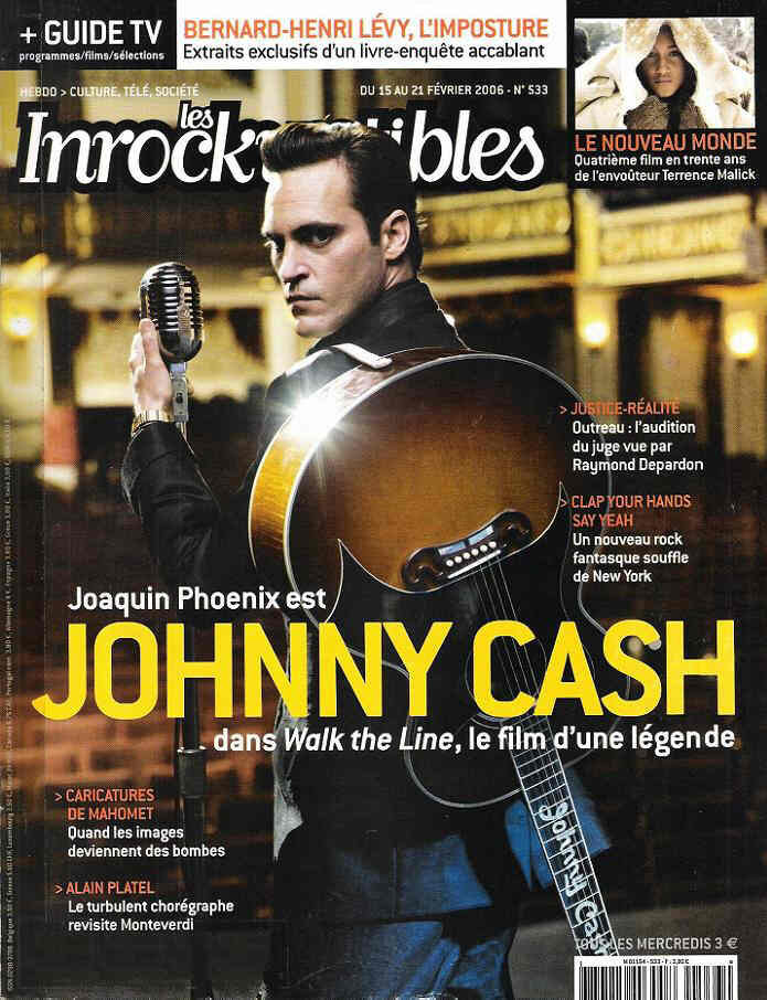 INROCKUPTIBLES | LES magazine side cover Issue 533 15 February 2006