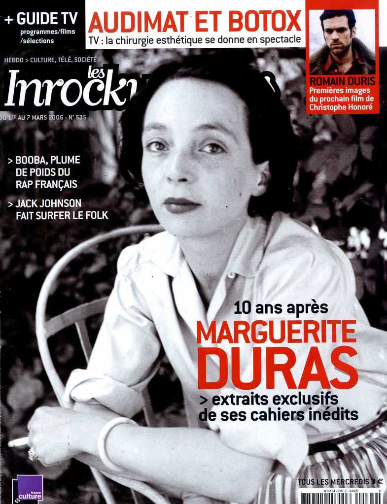 INROCKUPTIBLES | LES magazine side cover Issue 535 1 March 2006