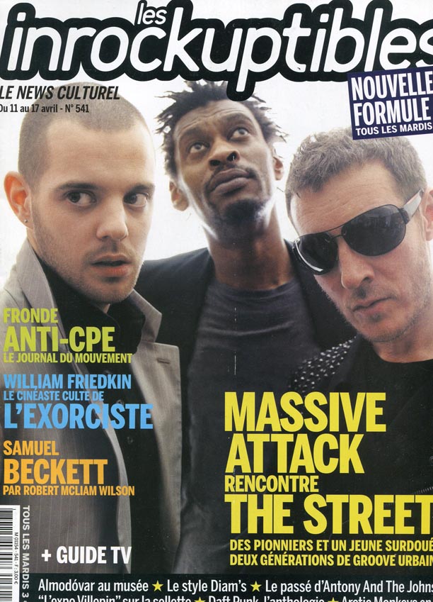 INROCKUPTIBLES | LES magazine side cover Issue 541 11 April 2006