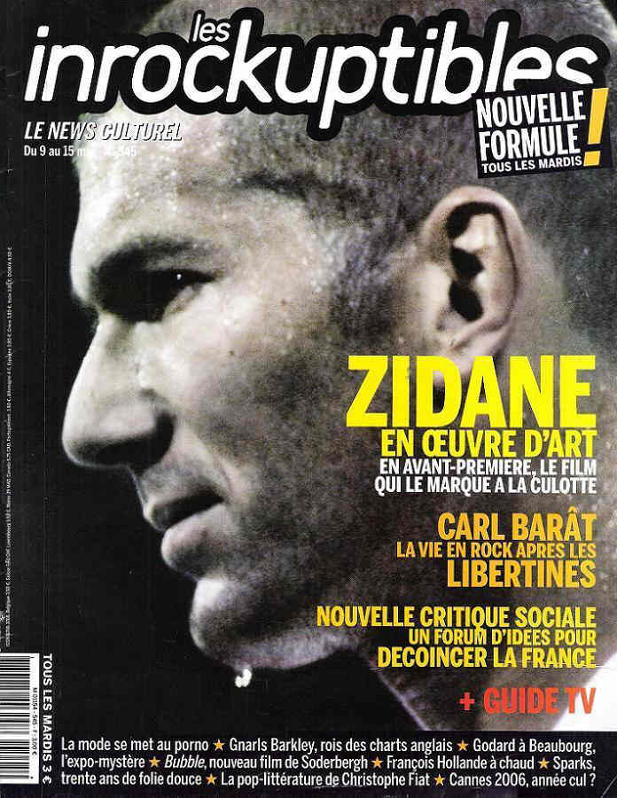 INROCKUPTIBLES | LES magazine side cover Issue 545 9 May 2006