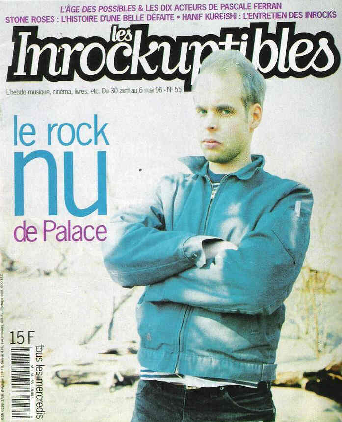INROCKUPTIBLES | LES magazine side cover Issue 55 30 April 1996
