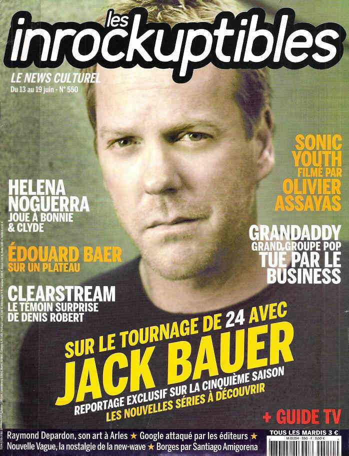 INROCKUPTIBLES | LES magazine side cover Issue 550 13 June 2006