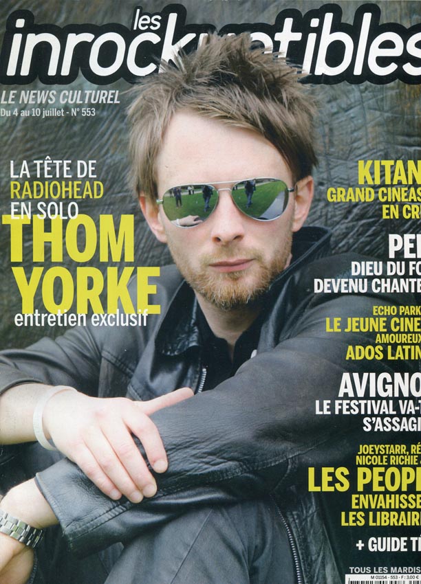 INROCKUPTIBLES | LES magazine side cover Issue 553 4 July 2006