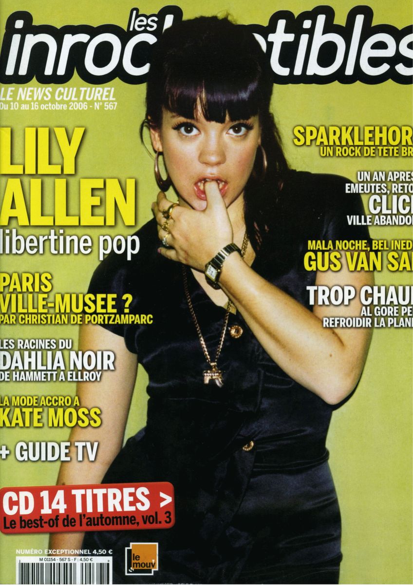 INROCKUPTIBLES | LES magazine side cover Issue 567 10 October 2006