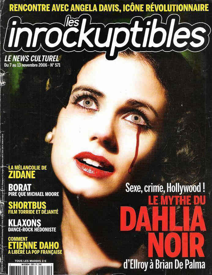 INROCKUPTIBLES | LES magazine side cover Issue 571 7 November 2006