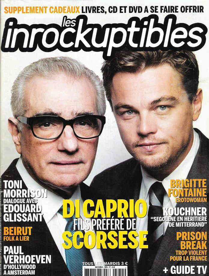 INROCKUPTIBLES | LES magazine side cover Issue 574 28 November 2006