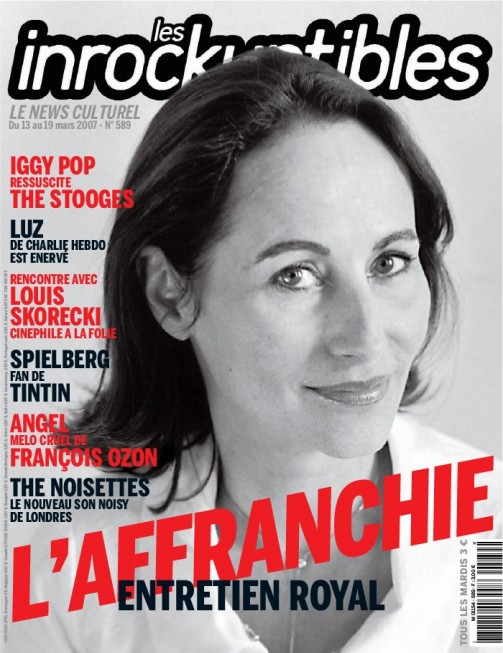 INROCKUPTIBLES | LES magazine side cover Issue 589 13 March 2007