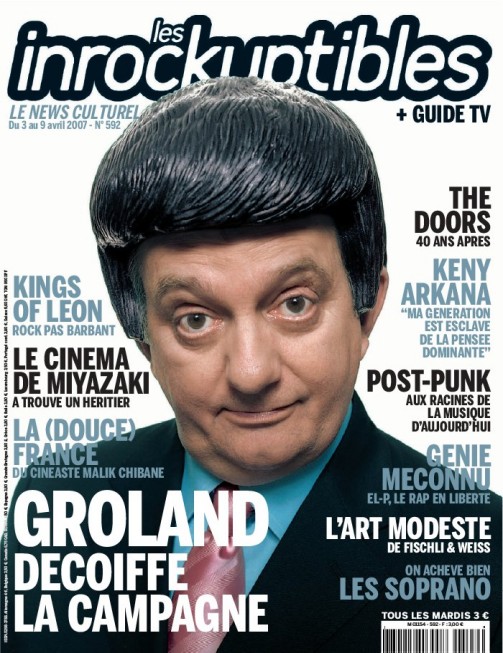 INROCKUPTIBLES | LES magazine side cover Issue 592 3 April 2007
