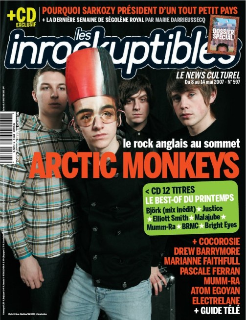INROCKUPTIBLES | LES magazine side cover Issue 597 8 May 2007