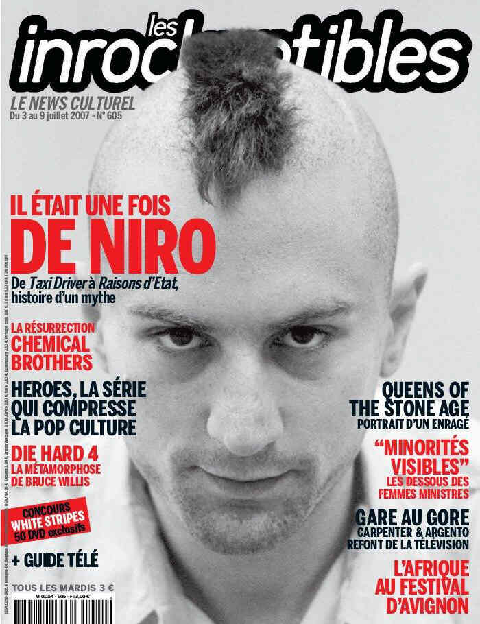 INROCKUPTIBLES | LES magazine side cover Issue 605 3 July 2007