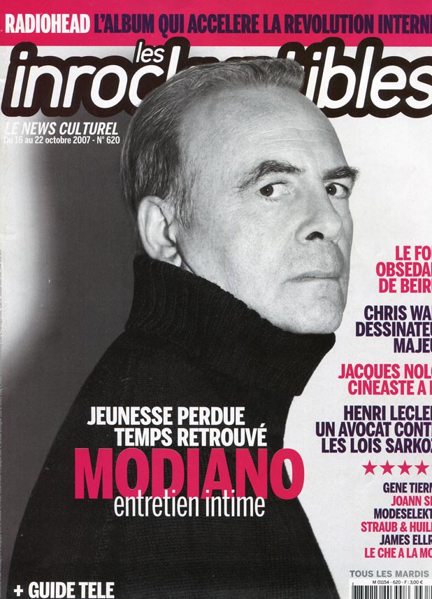 INROCKUPTIBLES | LES magazine side cover Issue 620 16 October 2007