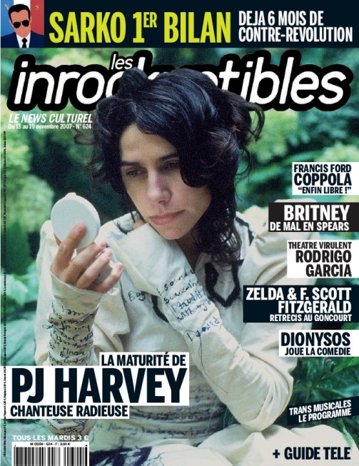 INROCKUPTIBLES | LES magazine side cover Issue 624 13 November 2007