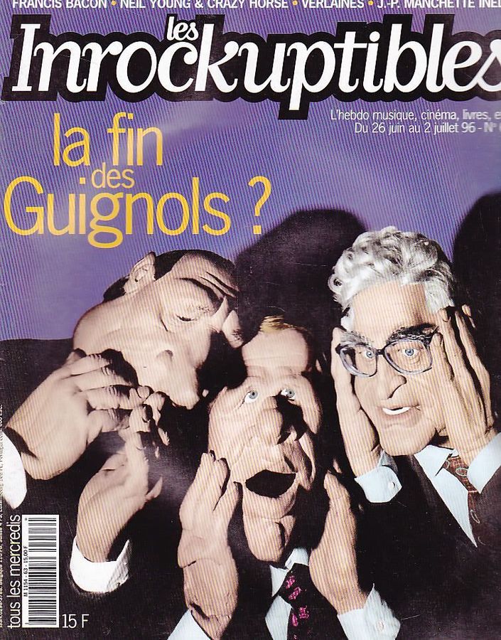 INROCKUPTIBLES | LES magazine side cover Issue 63 26 June 1996