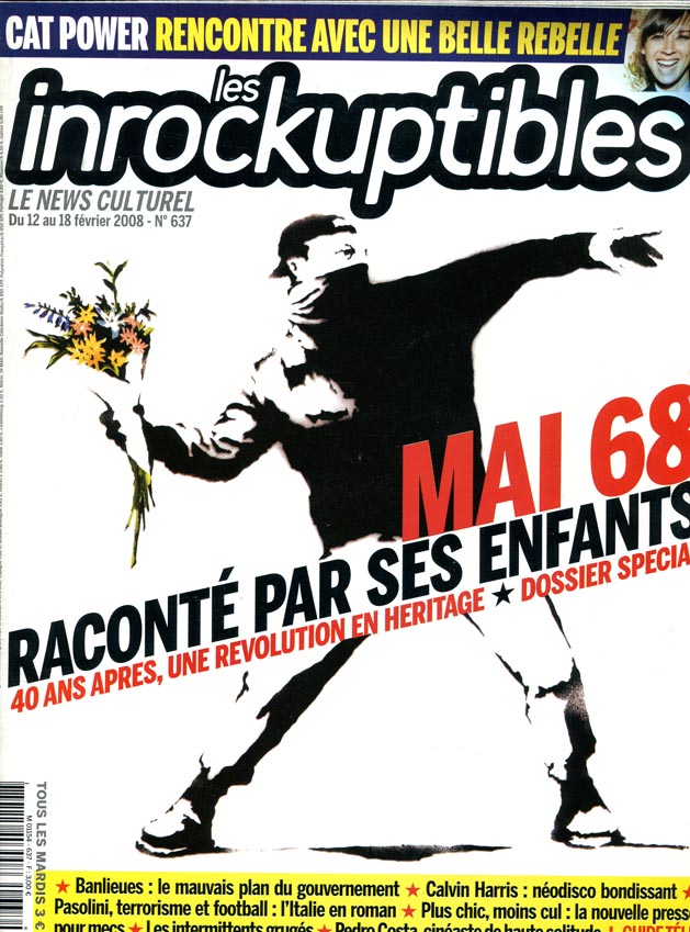 INROCKUPTIBLES | LES magazine side cover Issue 637 12 February 2008