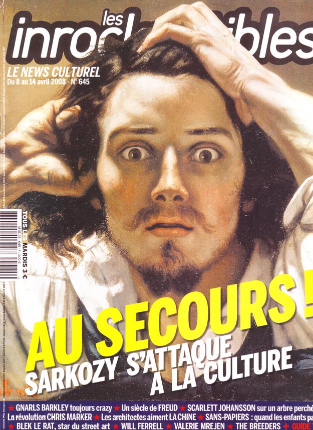 INROCKUPTIBLES | LES magazine side cover Issue 645 8 April 2008