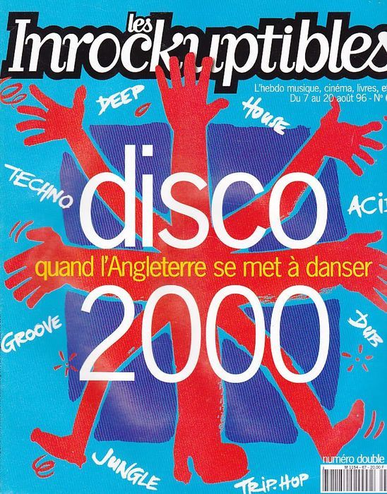 INROCKUPTIBLES | LES magazine side cover Issue 67 7 August 1996