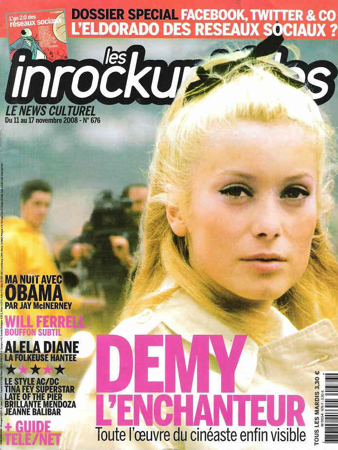 INROCKUPTIBLES | LES magazine side cover Issue 676 11 November 2008