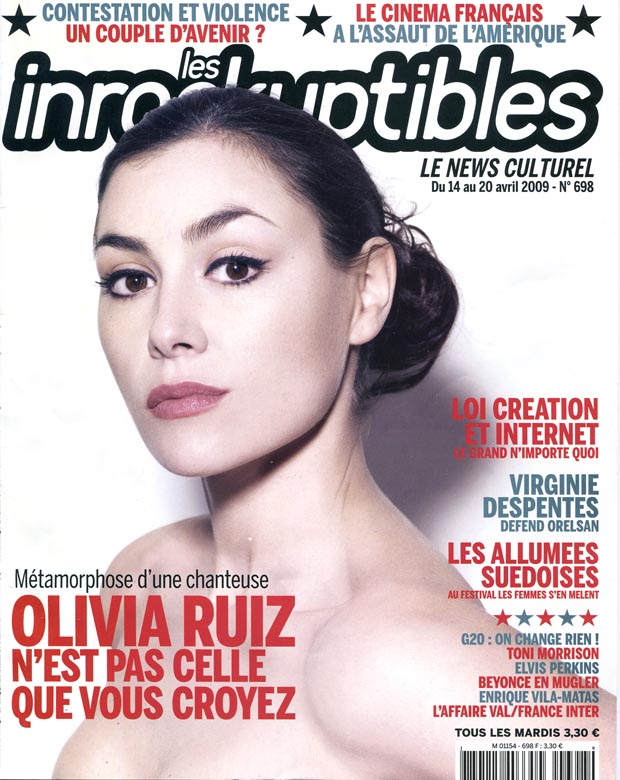 INROCKUPTIBLES | LES magazine side cover Issue 698 14 April 2009