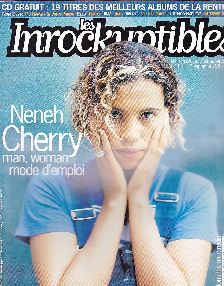 INROCKUPTIBLES | LES magazine side cover Issue 70 11 September 1996