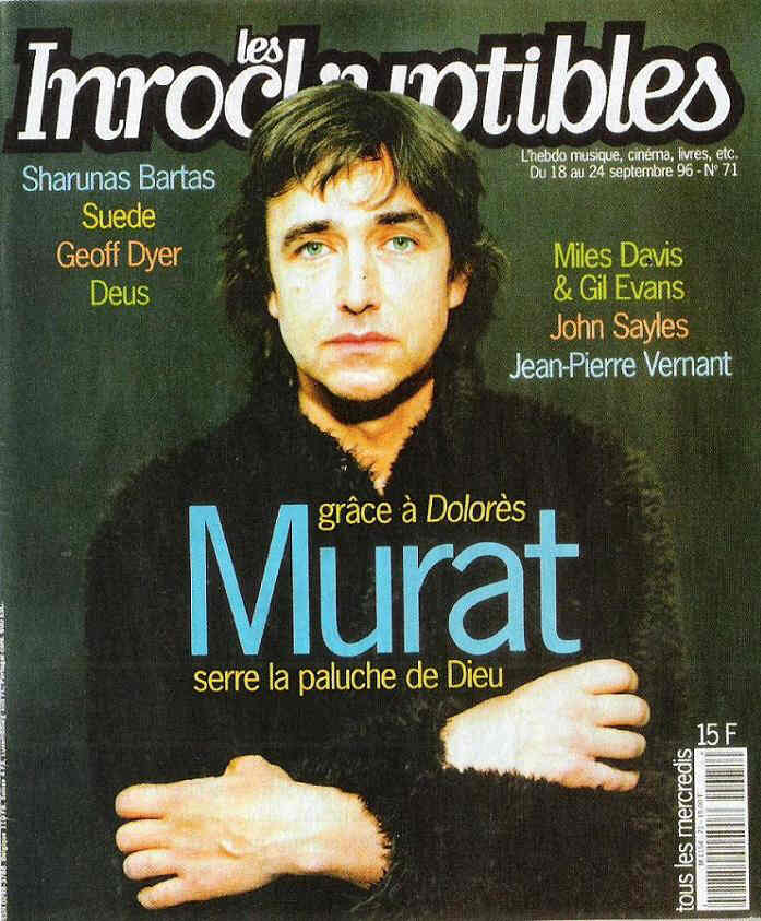 INROCKUPTIBLES | LES magazine side cover Issue 71 18 September 1996