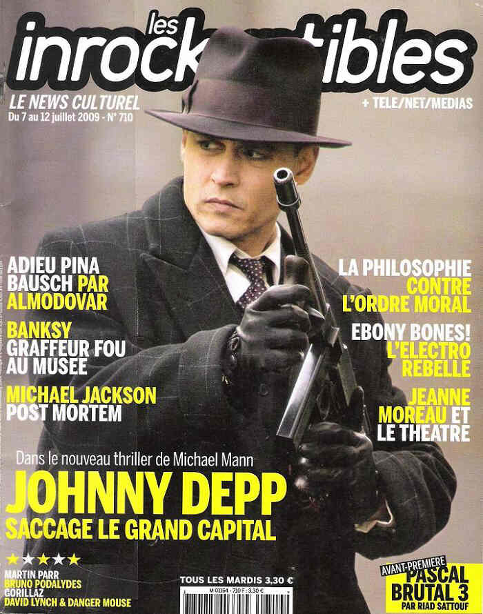INROCKUPTIBLES | LES magazine side cover Issue 710 7 July 2009