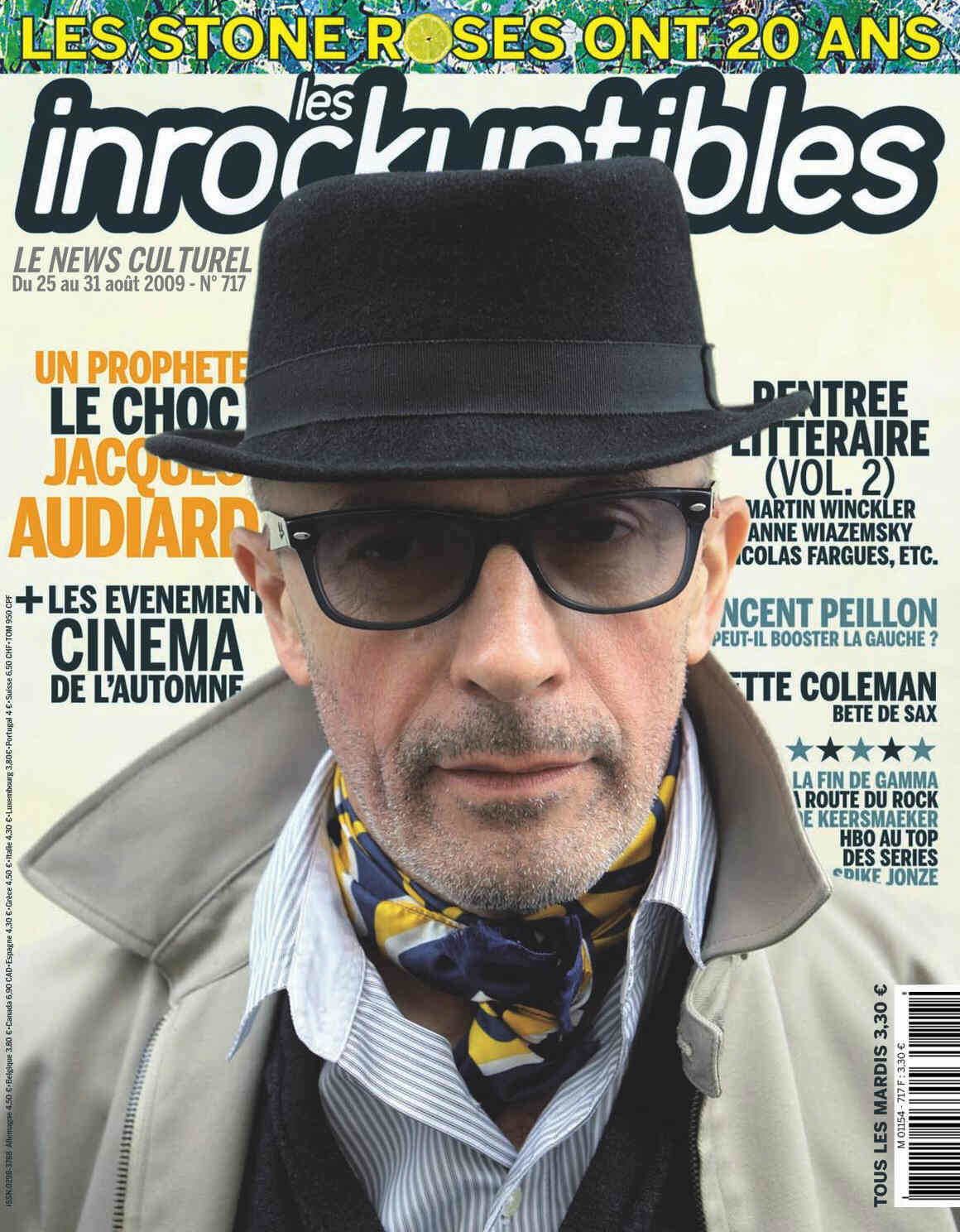 INROCKUPTIBLES | LES magazine side cover Issue 717 25 August 2009