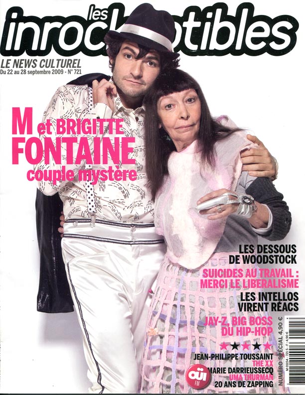INROCKUPTIBLES | LES magazine side cover Issue 721 22 September 2009
