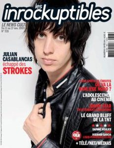 INROCKUPTIBLES | LES magazine side cover Issue 728 11 November 2009