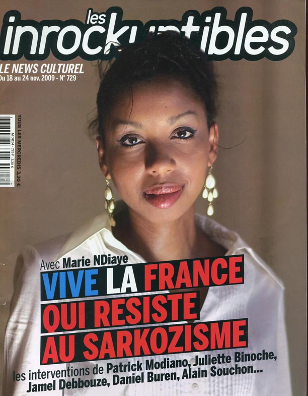 INROCKUPTIBLES | LES magazine side cover Issue 729 18 November 2009