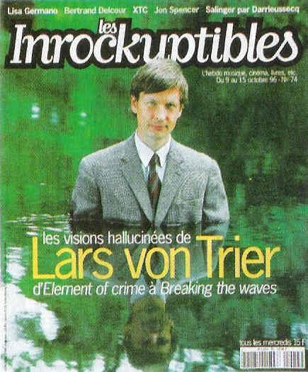 INROCKUPTIBLES | LES magazine side cover Issue 74 9 October 1996