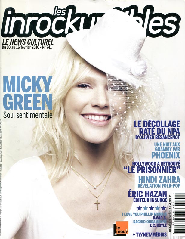 INROCKUPTIBLES | LES magazine side cover Issue 741 10 February 2010
