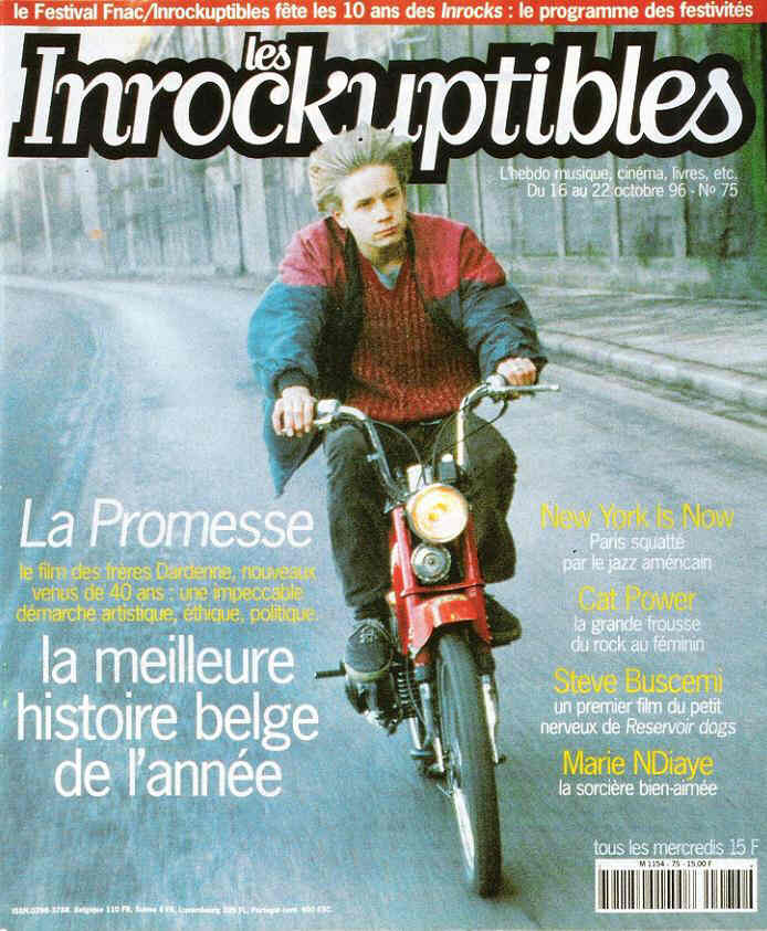 INROCKUPTIBLES | LES magazine side cover Issue 75 16 October 1996