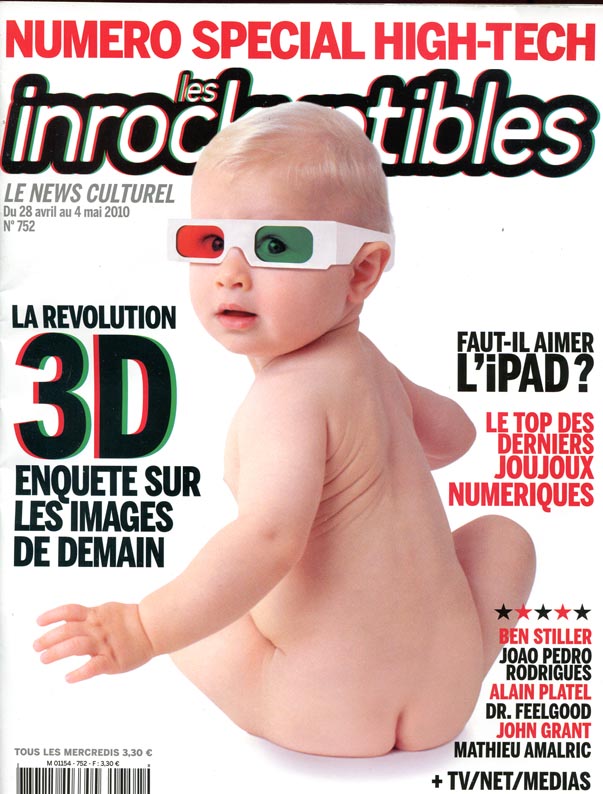 INROCKUPTIBLES | LES magazine side cover Issue 752 28 April 2010