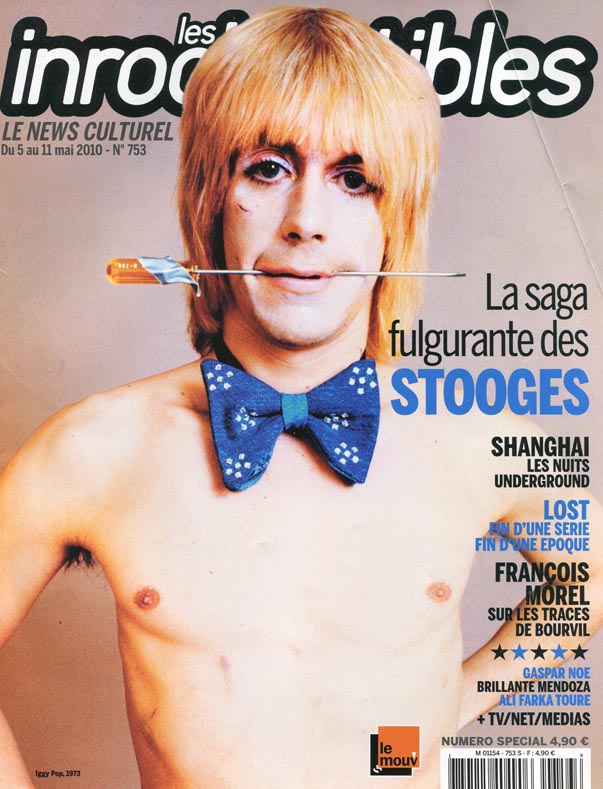 INROCKUPTIBLES | LES magazine side cover Issue 753 5 May 2010