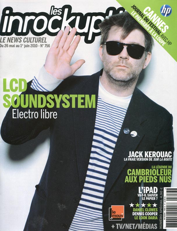INROCKUPTIBLES | LES magazine side cover Issue 756 26 May 2010