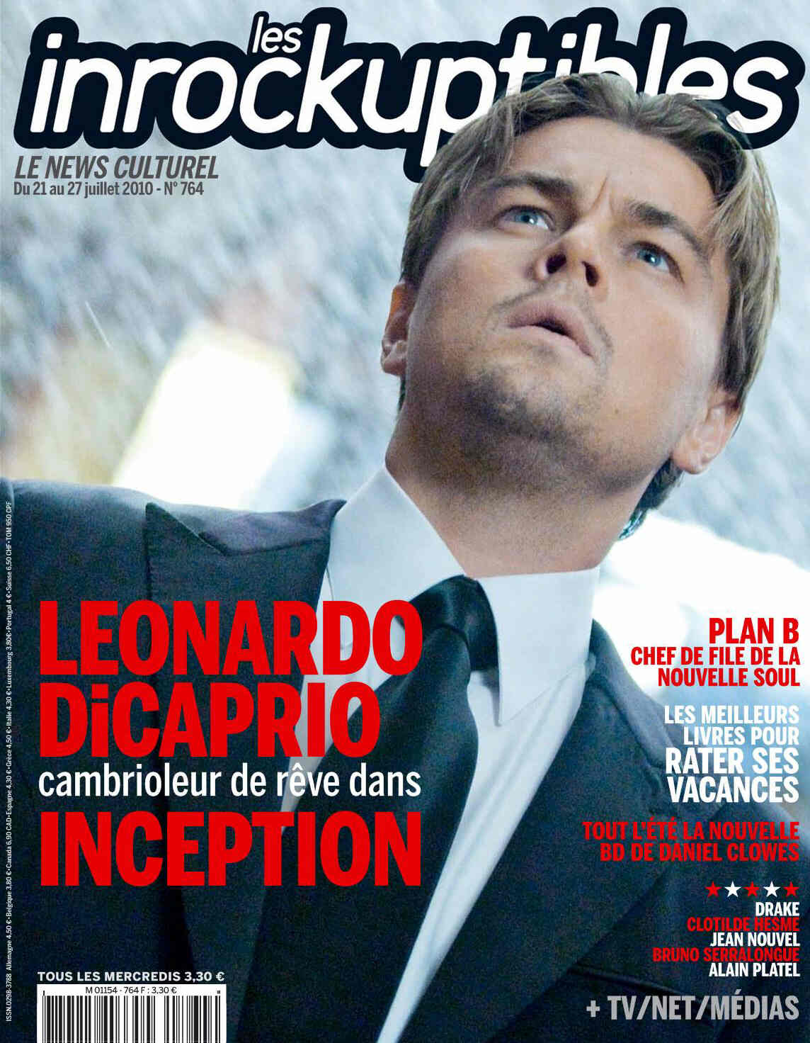 INROCKUPTIBLES | LES magazine side cover Issue 764 21 July 2010