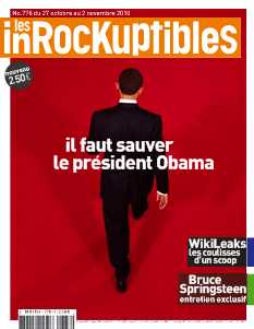 INROCKUPTIBLES | LES magazine side cover Issue 778 27 October 2010
