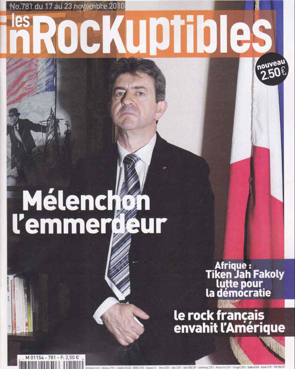 INROCKUPTIBLES | LES magazine side cover Issue 781 17 November 2010